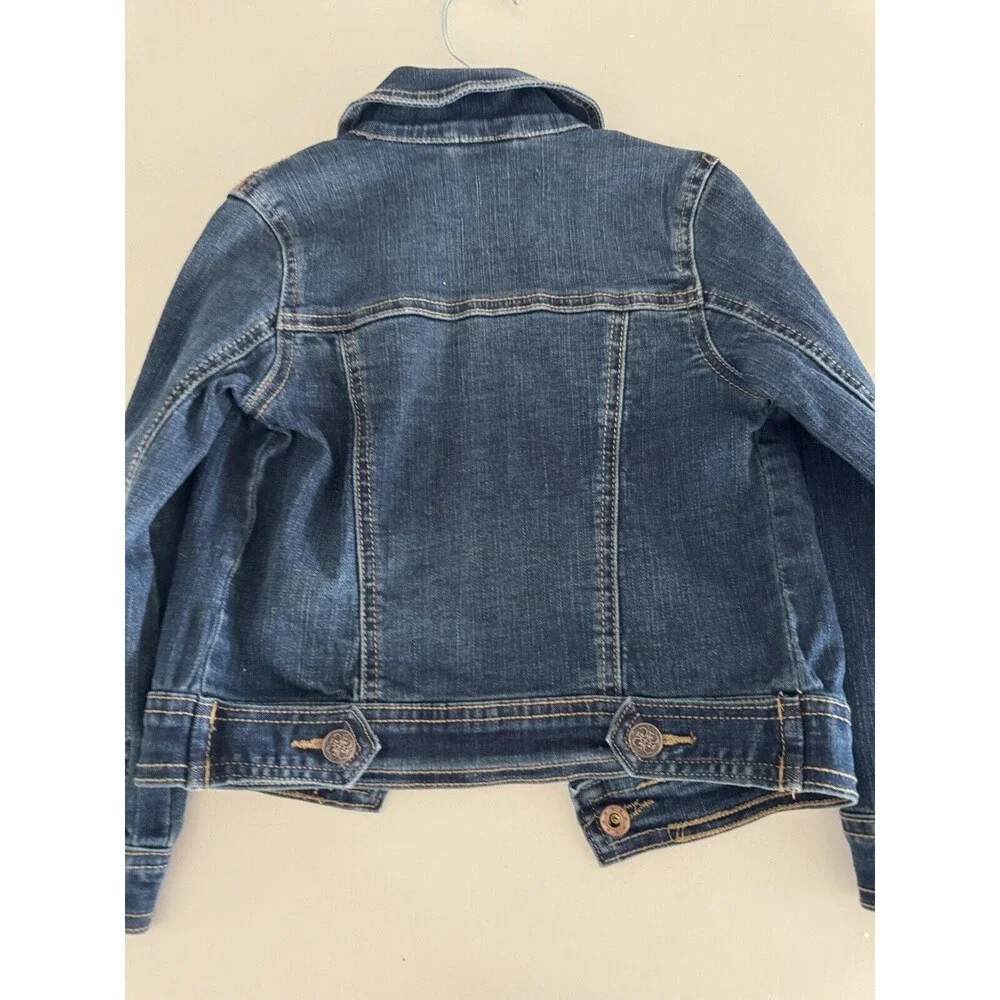 Copper Key Girls toddler Denim Jacket Size 2T Long Sleeve Pockets jean spring